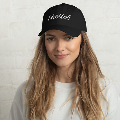 Gorra con un Bordado con la palabra 'Hello' | Ajustable y Estilo Exclusivo - MyDDesign Store