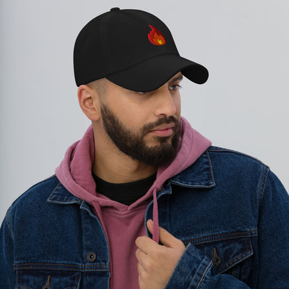 Gorra con un Bordado de 'Fuego' | Ajustable y Estilo Exclusivo Ideal para las Fallas - MyDDesign Store