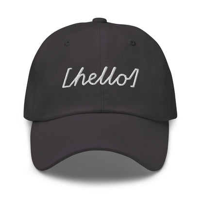 Gorra con un Bordado con la palabra 'Hello' | Ajustable y Estilo Exclusivo - MyDDesign Store