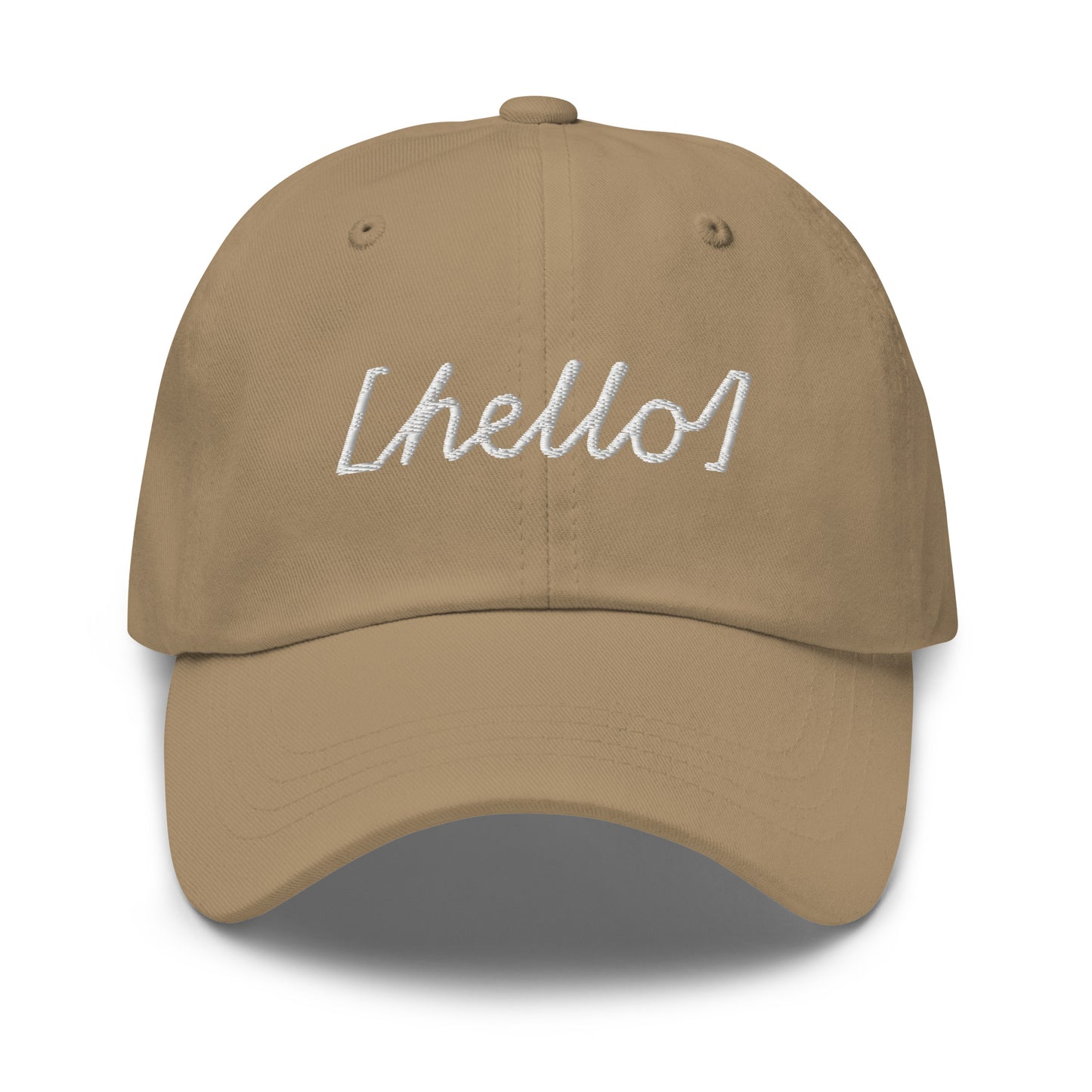 Gorra con un Bordado con la palabra 'Hello' | Ajustable y Estilo Exclusivo - MyDDesign Store