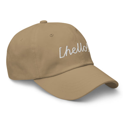 Gorra con un Bordado con la palabra 'Hello' | Ajustable y Estilo Exclusivo - MyDDesign Store