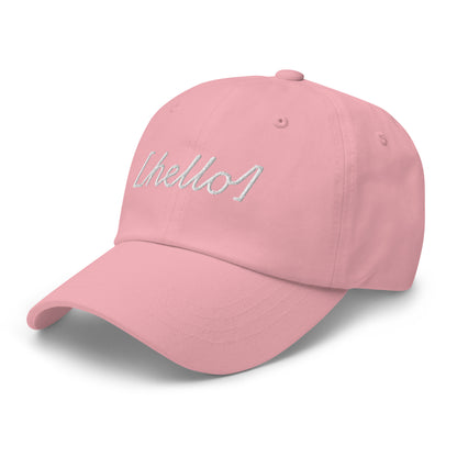 Gorra con un Bordado con la palabra 'Hello' | Ajustable y Estilo Exclusivo - MyDDesign Store