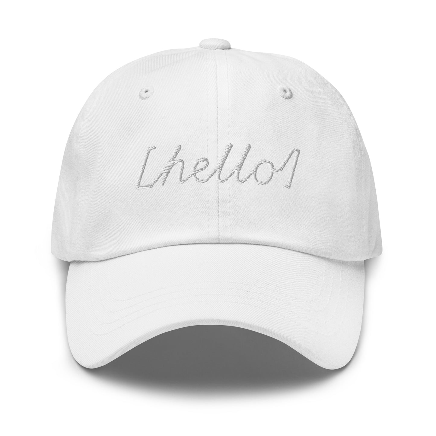 Gorra con un Bordado con la palabra 'Hello' | Ajustable y Estilo Exclusivo - MyDDesign Store