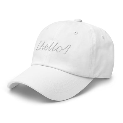 Gorra con un Bordado con la palabra 'Hello' | Ajustable y Estilo Exclusivo - MyDDesign Store