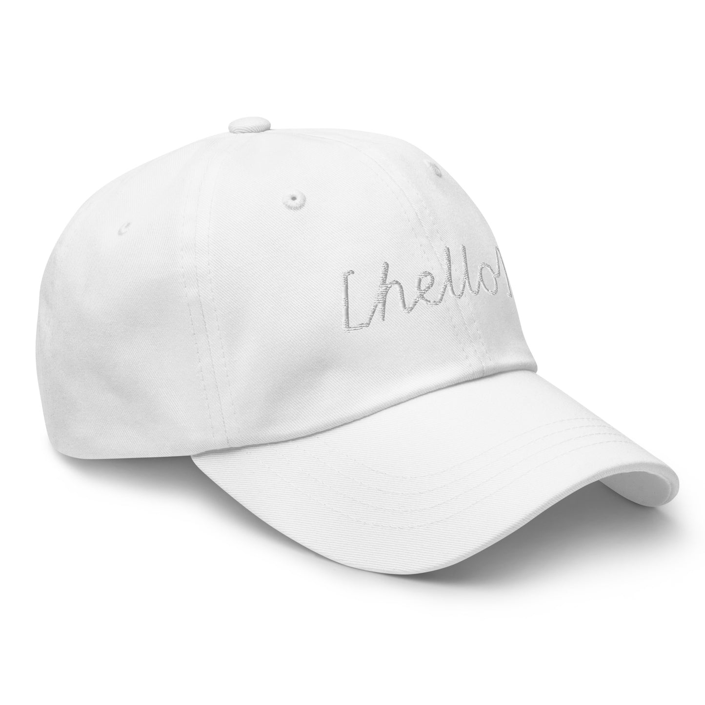 Gorra con un Bordado con la palabra 'Hello' | Ajustable y Estilo Exclusivo - MyDDesign Store