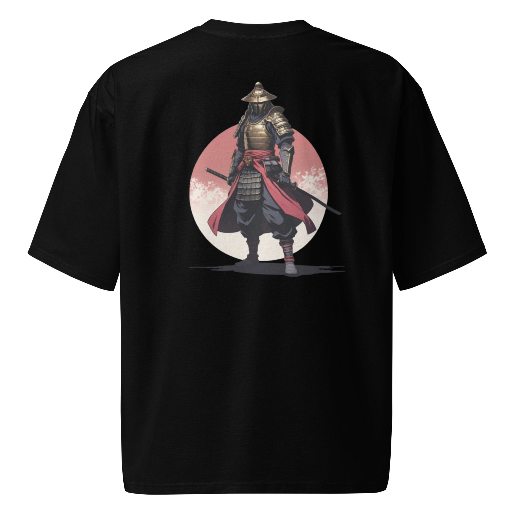 Camiseta Oversize Gruesa de Alta Calidad con Diseño de Samurai Único y Original - MyDDesign Store