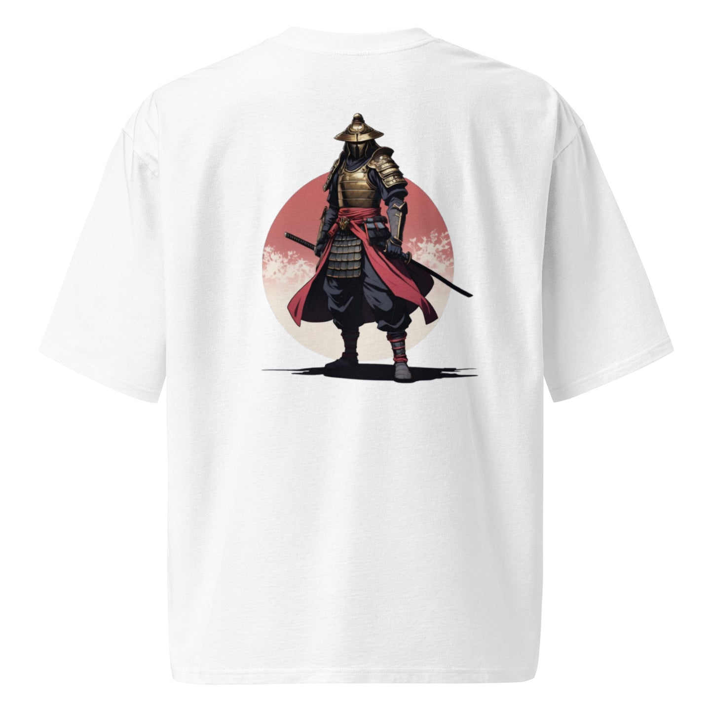 Camiseta Oversize Gruesa de Alta Calidad con Diseño de Samurai Único y Original - MyDDesign Store