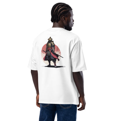 Camiseta Oversize Gruesa de Alta Calidad con Diseño de Samurai Único y Original - MyDDesign Store