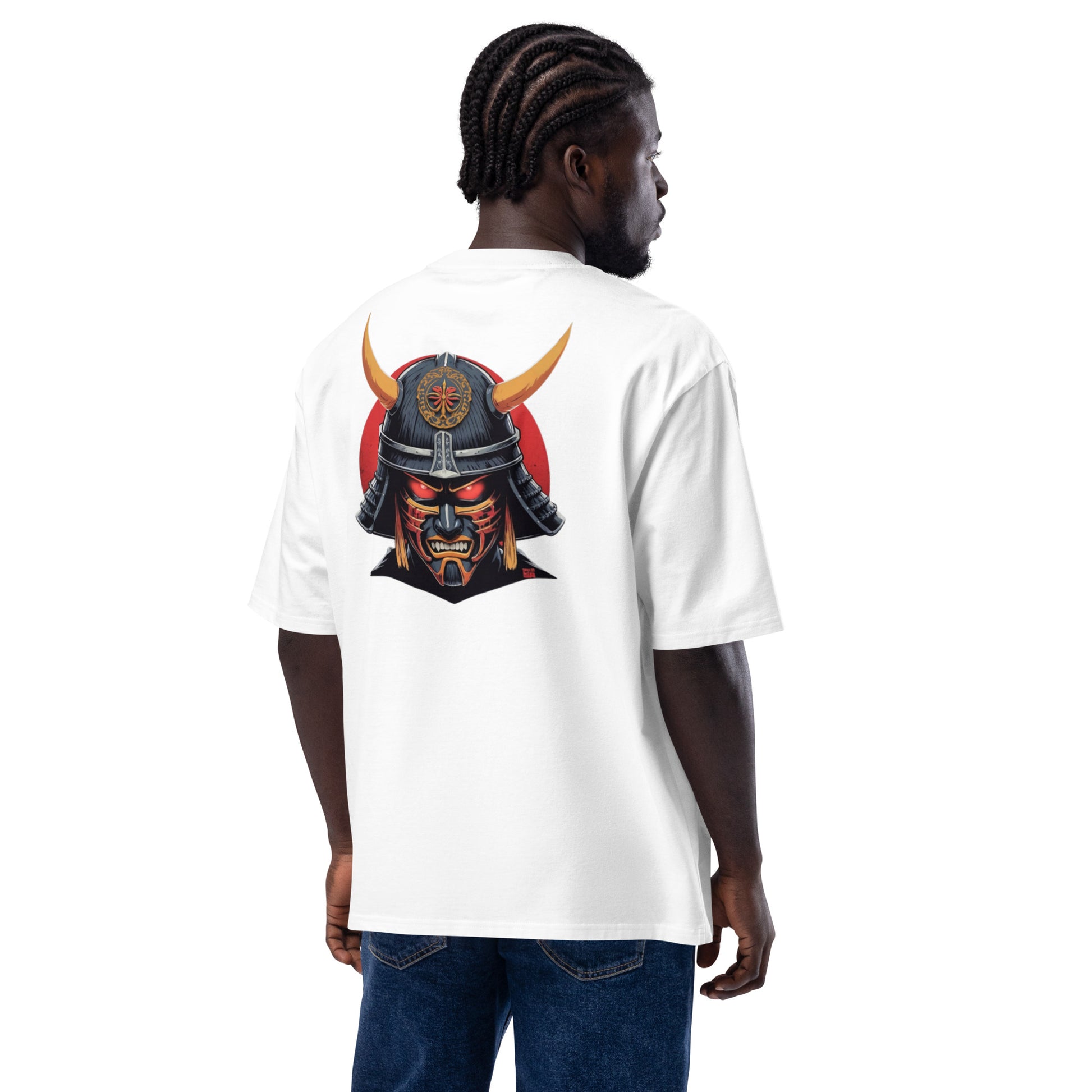 Camiseta Oversize Unisex con Diseño de Samurai Guerrero - Estilo Japonés en Algodón Premium - MyDDesign Store