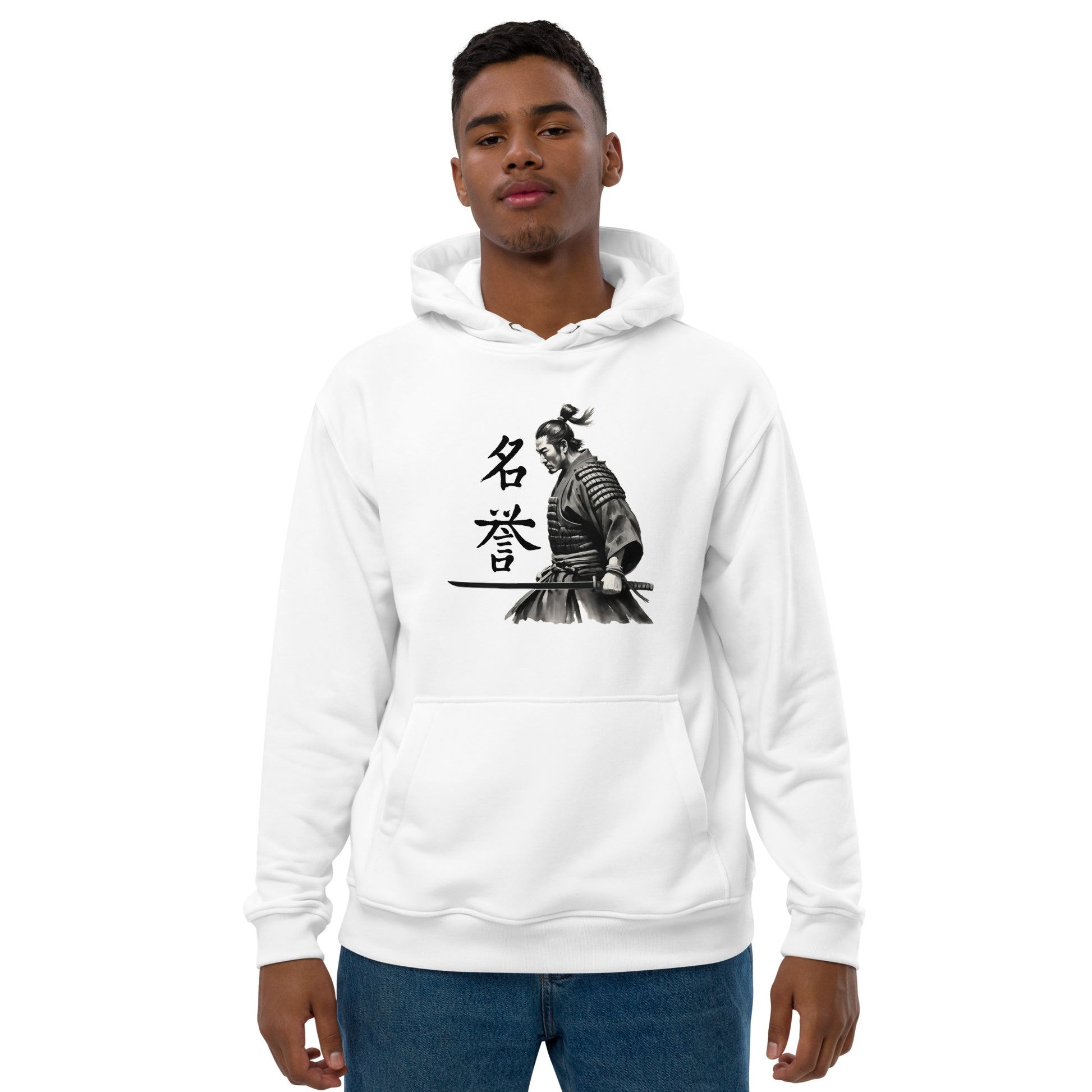 Sudadera Eco Premium con Capucha Unisex con Diseño de Samurai Honorable – Estilo y Sostenibilidad - MyDDesign Store