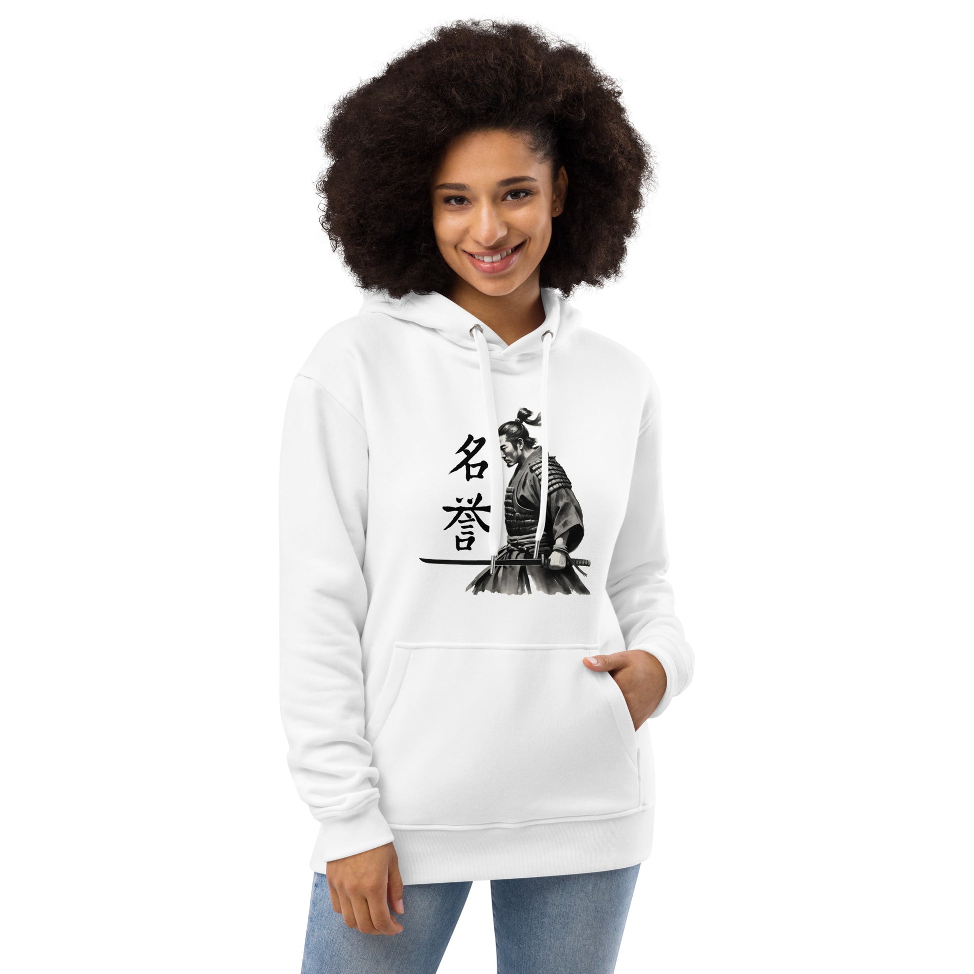 Sudadera Eco Premium con Capucha Unisex con Diseño de Samurai Honorable – Estilo y Sostenibilidad - MyDDesign Store