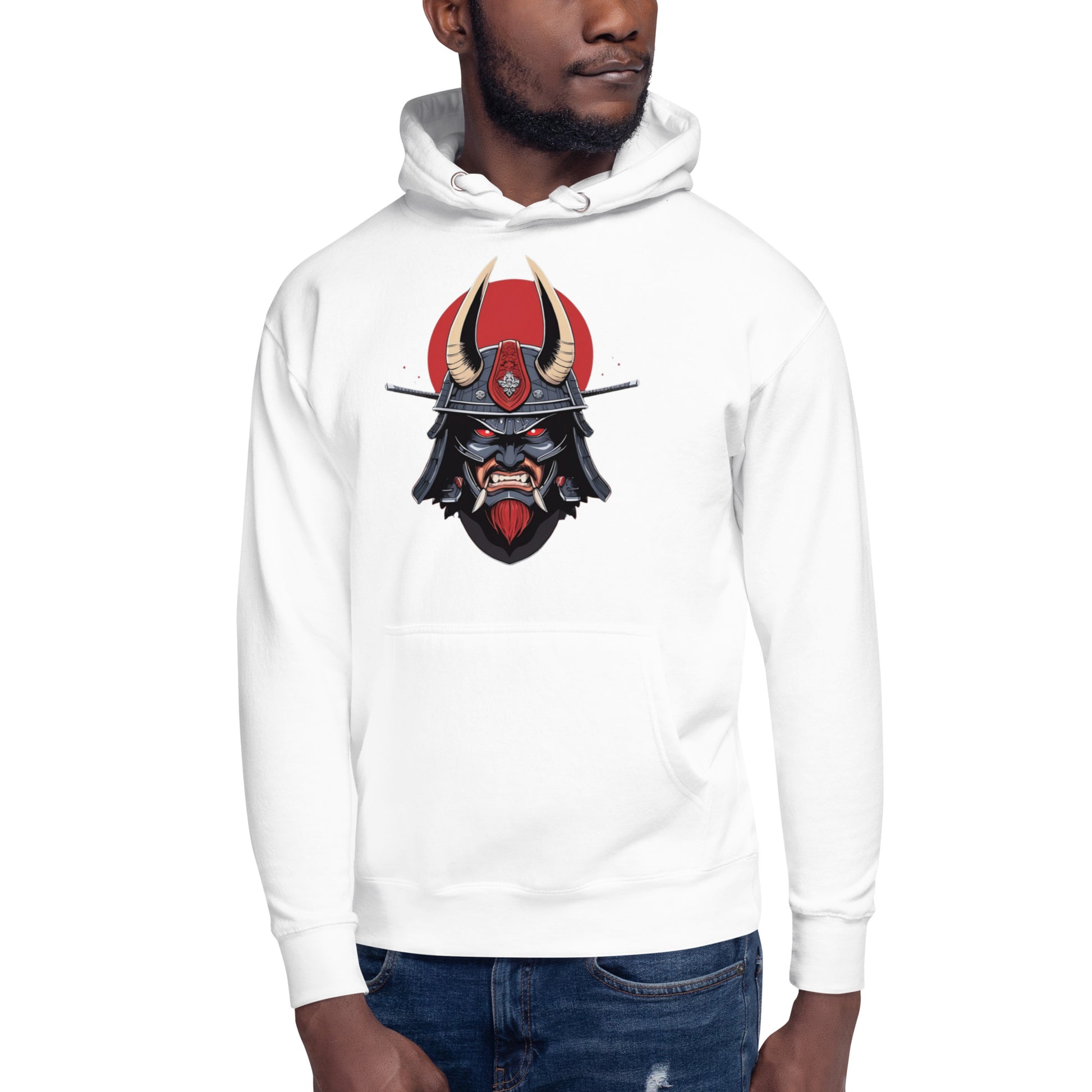 Sudadera Unisex con Diseño de Samurai Guerrero Furioso - Estilo Japonés y Algodón Premium - MyDDesign Store