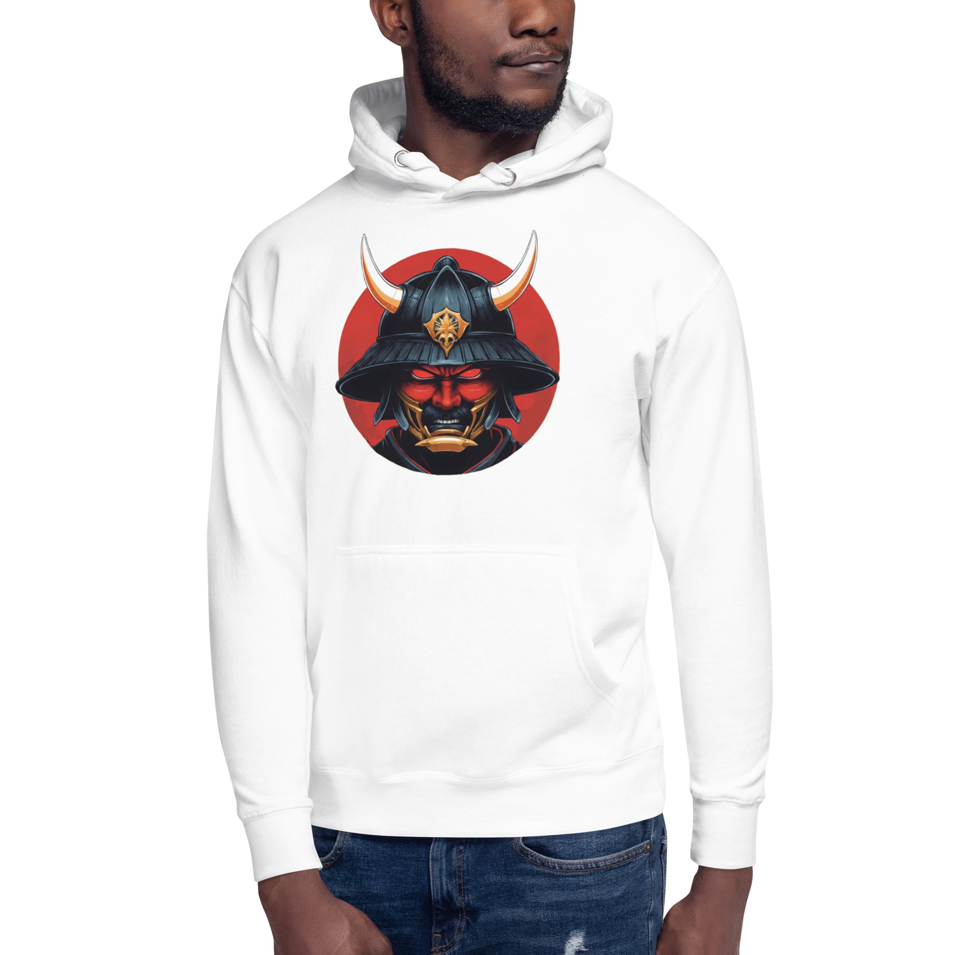 Sudadera con Capucha Unisex con Diseño de Samurai Japonés en Algodón Premium - MyDDesign Store